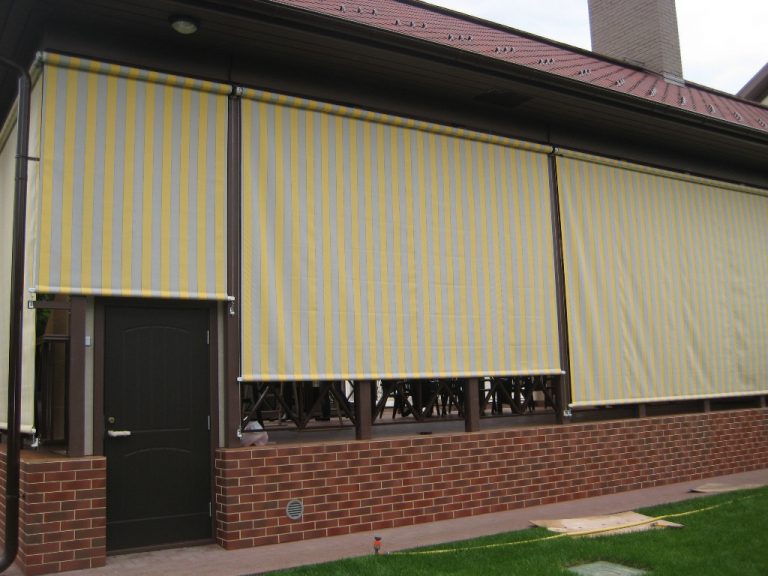 Шторы и занавески для беседок и веранд